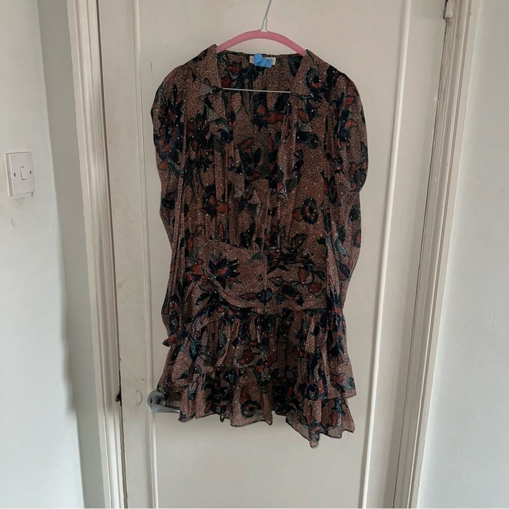 Ulla Johnson Floral Ruffle Dress